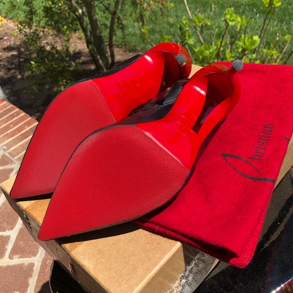 Authentic Christian Louboutin Ostri Slingback - Picture 5 of 8